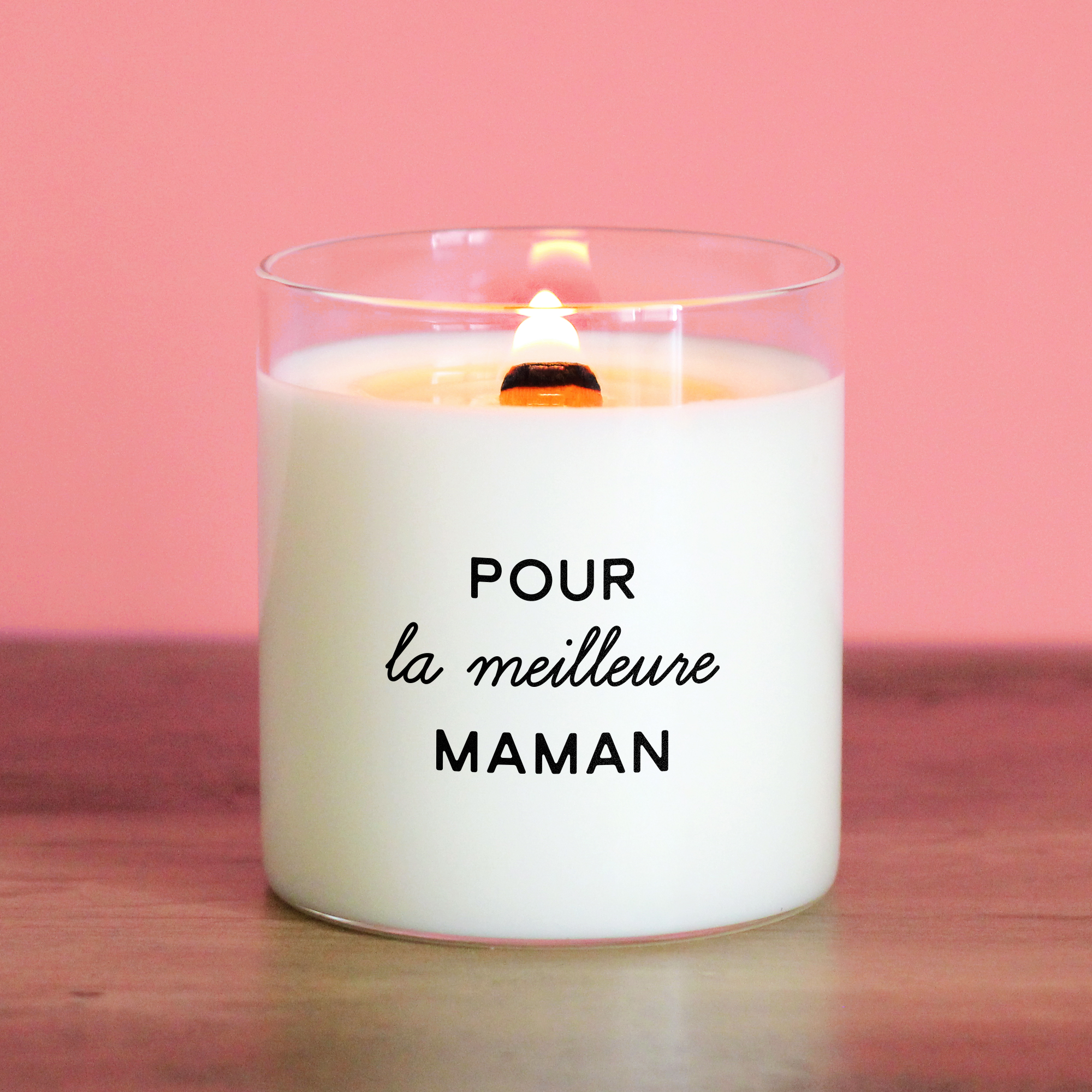 Bougie Parfumée Lavande - Cadeau Pour Maman, Fête Des Mères, Noël, Anniversaire - Message Personnalisé